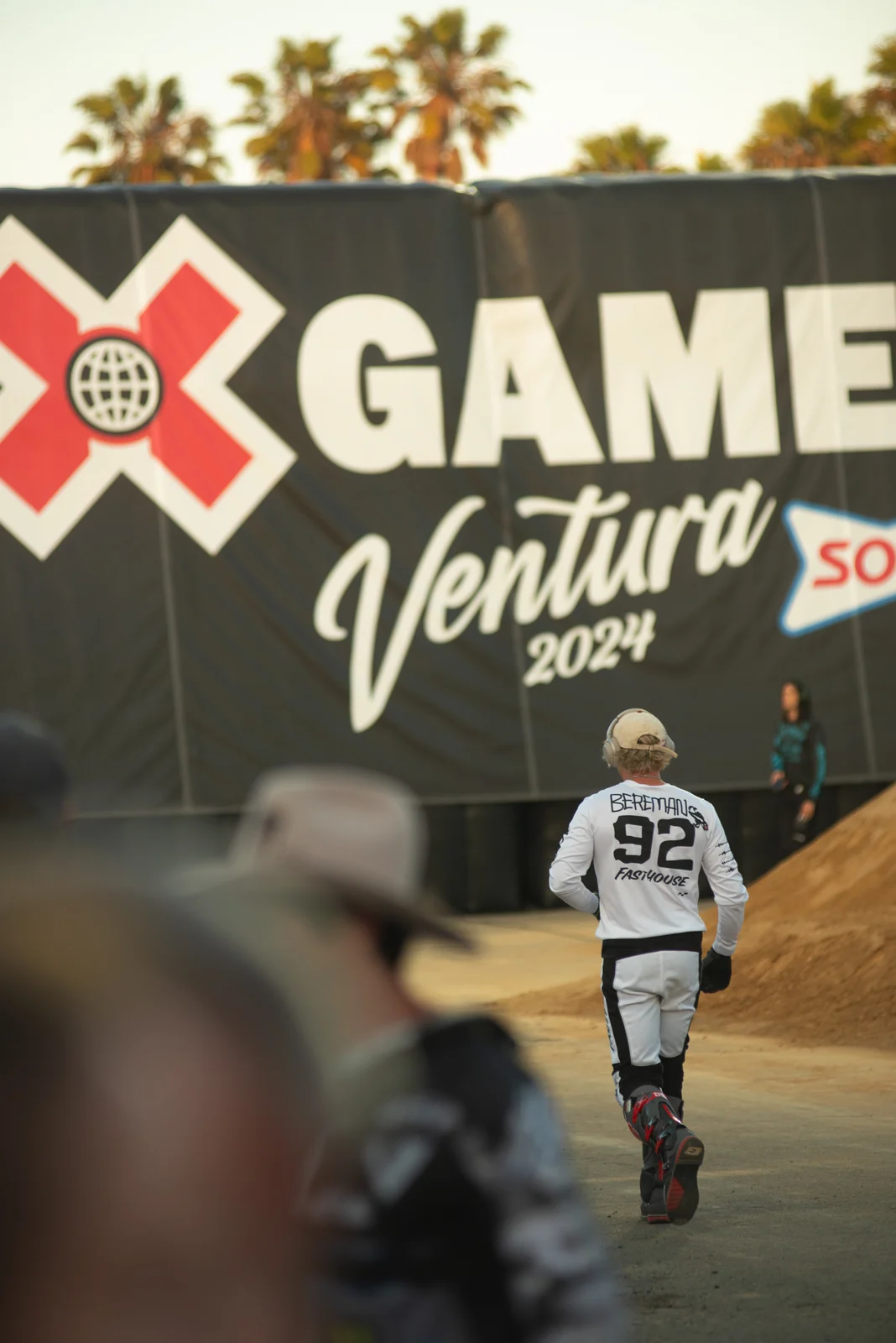 Rider at the X Games Ventura entrance