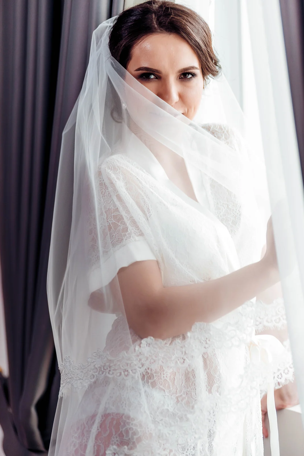 Bride on her wedding day