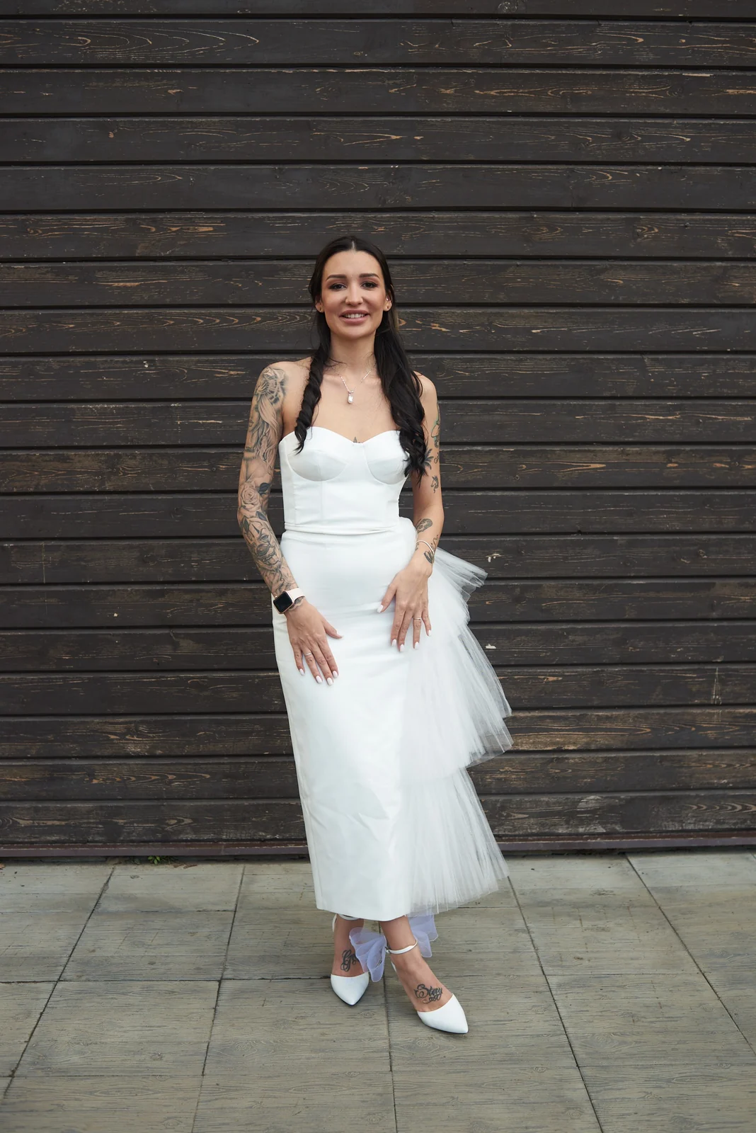 Bride on her wedding day