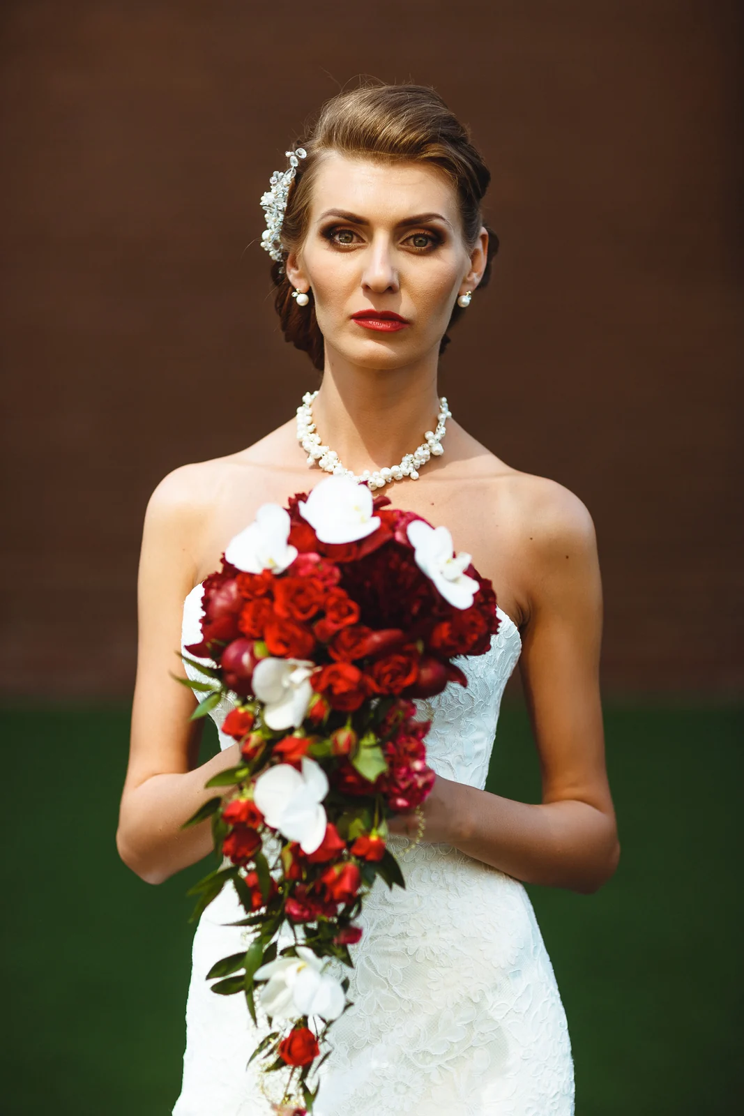 Bride on her wedding day